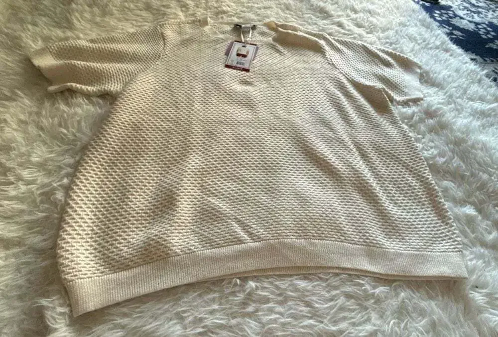 Nine West Jeans‎ Spring Sweater White XL